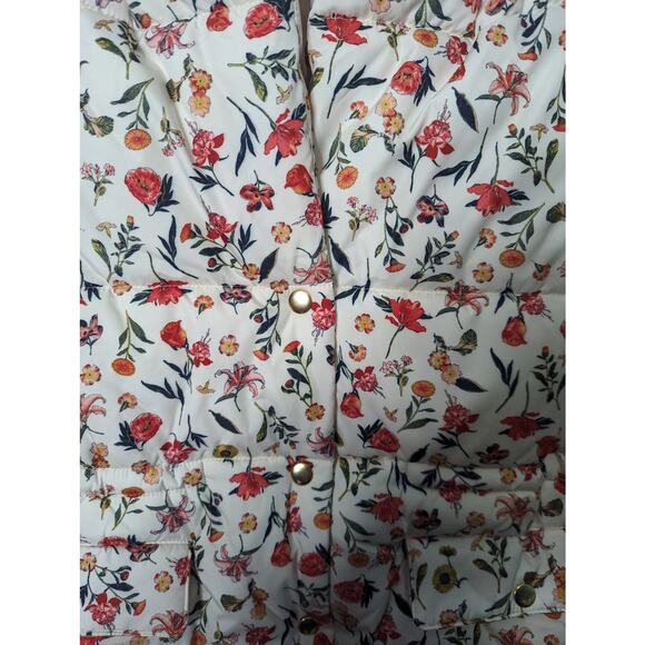 J.Crew Signature Alps Puffer Jacket Vintage Floral Cream PrimaLoft S NWT - Picture 5 of 13